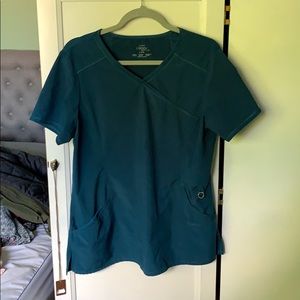 Caribbean Blue Scrubs (2 tops and 1 pair of pants)